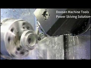 How to machining Gear by Mill turn, DOOSAN PUMA SMX series. 두산 멀티태스킹 머신 PUMA SMX , 기어가공