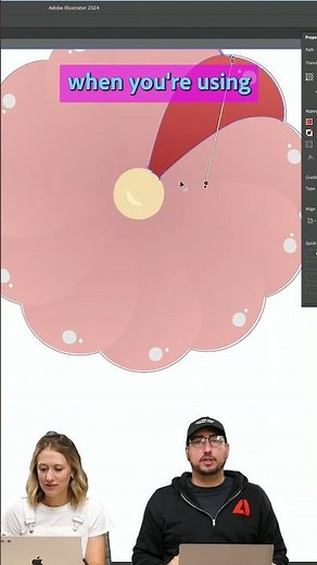 How to use the New Generative Shape Fill in Adobe Illustrator with Emily Poulin and Andrew Hochradel