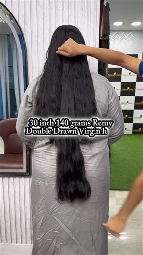#hairextensions #hairtransformation #humanhair #hyderabad #vijayawada #longhair #doubledrawnhair