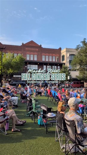 💃 DANCE BREAK 🕺Fall concerts are back, and Market Street is bringing the energy every Thursday night! 😉🍂🎶 📍 Central Park at Market Street 🗓️ Thursdays | Sept 18 – Nov 1 🕕 6:00–8:30 PM 🎟️ FREE open to the public! ✨Lineup Highlights: 🎹SEPT 18: JOILUX DUELING PIANO 🎸SEPT 25: THE CHAD WARE BAND 🪭OCT 2: YELBA 🎶OCT 9: NOBODY’S FOOL 💃OCT 16: MONICA’S BIDI BIDI (SELENA TRIBUTE) 🤠OCT 23: BAREFOOT NATION (KENNY CHESNEY TRIBUTE) …plus more! ✔️ Bring: blankets, lawn chairs, and your crew ❌ No
