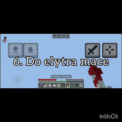 Tutorial of spear mace in mobile #minecraft