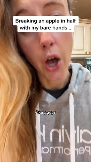 Can You Break an Apple with Your Bare Hands? Apple Challenge