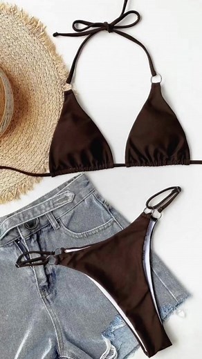 Poolside Perfection 💖 Which one is your favorite look 1-4?👙 #ROMWE #swimwear #bikini 🔍: 1581742 2891080 2891174 1795046 | ROMWE