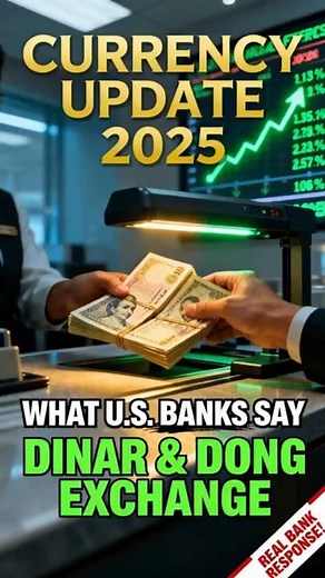 🚨 Currency Update 2025 What U.S. Banks Actually Say About Exchanging Dinar & Dong 💵 Today IQD News!