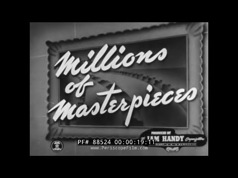 " MILLIONS OF MASTERPIECES" 1948 CHEVROLET AUTOMOBILE ASSEMBLY LINE PROMO MOVIE 88524