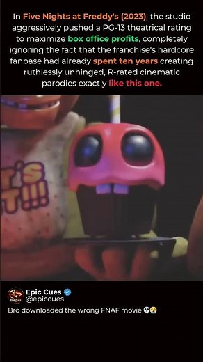The Rated-R FNAF Movie We Actually Wanted 🎬 #fnaf #fnafmovie #shorts