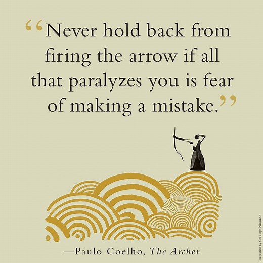 The archer cannot always choose the battlefield, so start your training again and be prepared for unfavorable situations. Paulo Coelho amzn.to/3on3gGg The Archer (an illustrated book) In English: 10th November Already published in Italiano, Français, German, Español (España) | Paulo Coelho