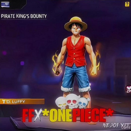 Luffy in free fire 😱🏴‍☠️#freefire #nejo1xff #shortsfeed#shorts