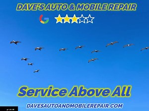 At Dave's Auto & Mobile Repair LLC, we know peace of mind on the road is everything, and that's why families across the area trust us for reliable auto repair and maintenance! Our ASE-certified technicians are experts in a wide range of services, including A/C repair, battery replacement, belt and hose replacement, brake repairs, cooling system services, engine repairs, steering and suspension work, and wheel alignments. We also offer a comprehensive tire catalog with options from leading brands