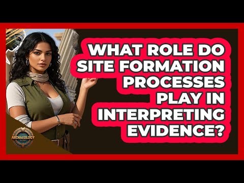What Role Do Site Formation Processes Play in Interpreting Evidence?