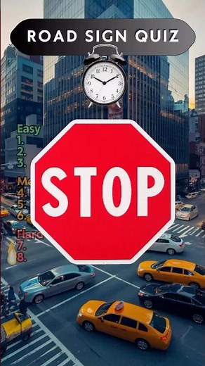 US Road Sign Quiz: Test Your Knowledge of Traffic Signs! 🚦