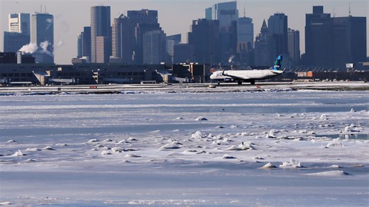 Hundreds of flights canceled at Boston's Logan Airport amid snowstorm