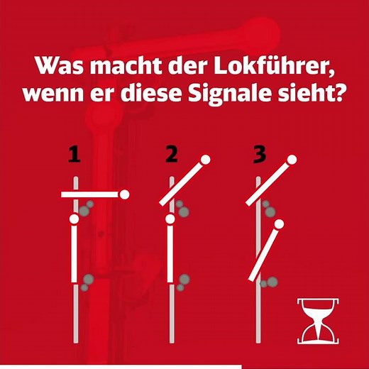 Bahnisch für Einsteiger – Was macht ein/e Triebfahrzeugführer*in bei diesen Signalen?