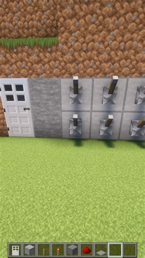 Secret Code Door in Minecraft 🔢🚪✨#minecraftbuilding