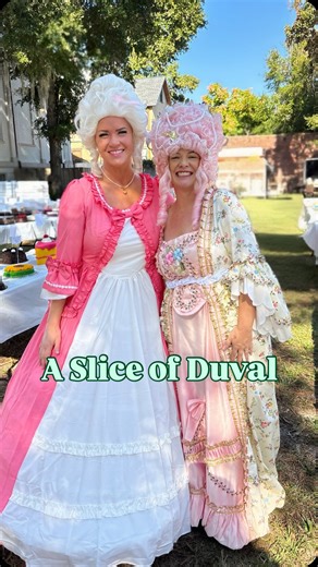 We had the most magical afternoon @asliceofduval 🎂🍰! Lady whistledown called and duval showed up! So many beautiful costumes and delicious cakes ! Such a fun event !! #bridgerton #bridgertonball #asliceofduval #cakesofinstagram #letthemeatcake #cakewalk #romantasy #northflorida #visitjax #girlsjustwannahavefun | Molly Nwokoma