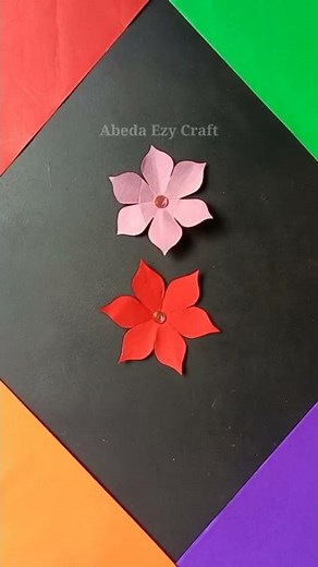 Easy paper flowers | How to make paper flowers | Flower Making |small paper flower easy | DIY Flower