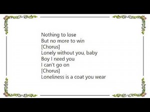 Cher - The Sun Ain't Gonna Shine Anymore Lyrics