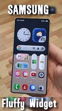 Install 3D Fluffy Widget on Any Samsung Phone 😱🔥 | One UI Setup