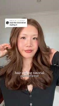 @wavytalkofficial thermal brush @lusetabeauty heat protectant @colorwowhair pop + lock serum ✨