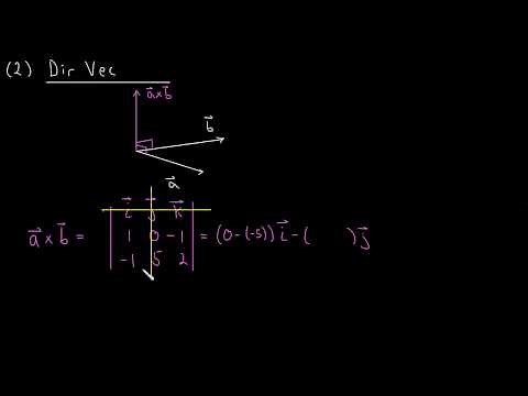 Finding the Equation of a Line in 3 dimensions (Example)