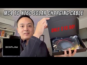 Unboxing official EcoFlow 5M XT60 Solar Charging Cable
