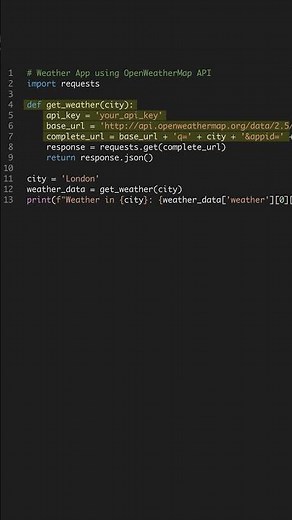 Create a Python Weather App!
