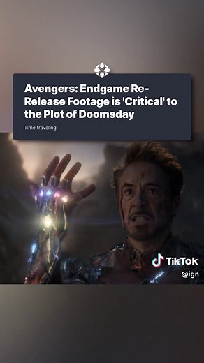 The Avengers: Endgame re-release will include new footage that is