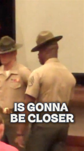 USMC Drill instructor Decoding Secret Commands: 'Eyeballs!' #usmc #usmarines #marinecorps