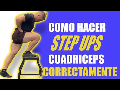 COMO HACER STEP UPS CORRECTAMENTE (CUADRICEPS)