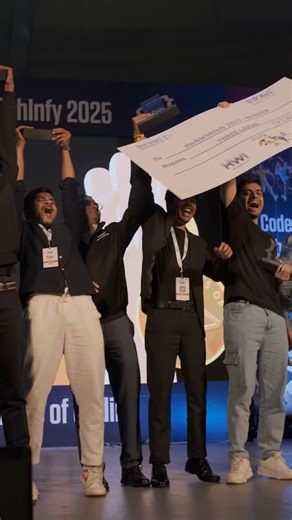 Yashashvi Singh | Tech | Coding | The grand finale of the Olympics of coding #HackWithInfy2025 was nothing short of electric ⚡️ Innovation took center stage with powerful... | Instagram