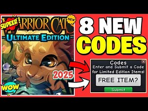 JUNE😈CODES⚡ROBLOX WARRIOR CATS CODES 2025 - WARRIOR CATS ULTIMATE EDITION CODES - WCUE CODES