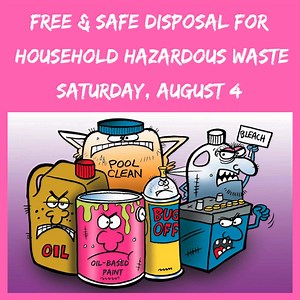 Free, Safe Disposal for Household Hazardous Waste