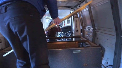 DIY Camper Van Conversion Cleaning the inside for a blank slate