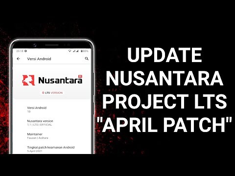Install ROM NUSANTARA PROJECT LTS ANDROID 10 OFFICIAL REDMI NOTE 8 GINKGO CUSTOM ROM GAMING