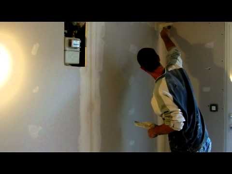 Bricolage : pose de bande à joints sur plaques de plâtre , étape 2-5