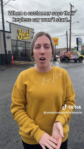 This is a true story too! You never know what you’ll find in the car business, but Yes Auto is ready to help with any and all needs!🥳 #trending #yesautomotive #cardealership #fortwayne #indiana #keylessentry