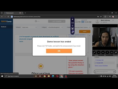😎Native Camp Final Demo Lesson || FINALLY I PASSED💯😭 AFTER 3 YEARS OF APPLYING|| [2025]🤩#nativecamp