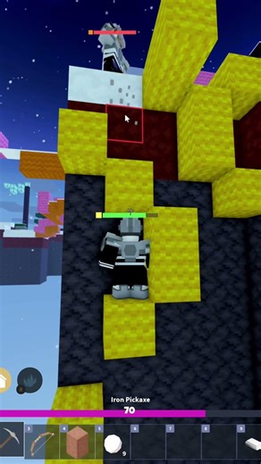 Funny block clutching