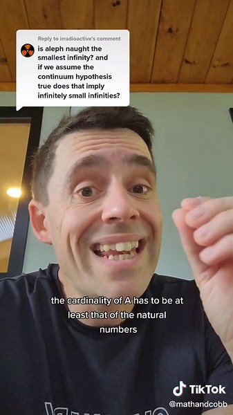 Exploring Cardinal Infinity and Continuum Hypothesis on TikTok