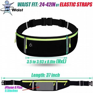 [Hot Item] Slim Running Belt, Bounce Free Pouch Bag, Fanny Pack Workout Belt