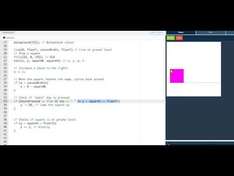 Javascript (p5.js) #006 - Gravity