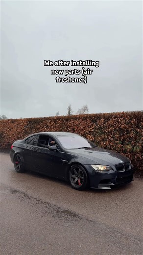 Me after installing new car parts #bmw #m3