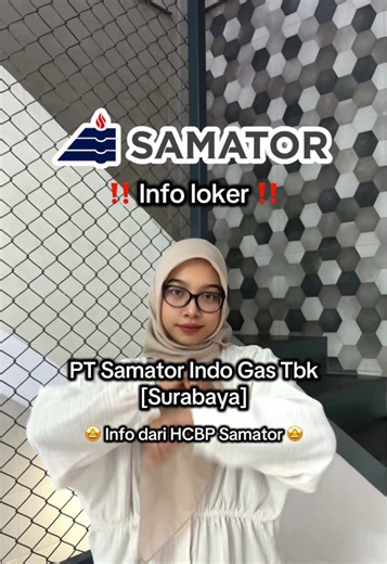Info Loker Terbaru PT Samator Indo Gas Tbk - Surabaya