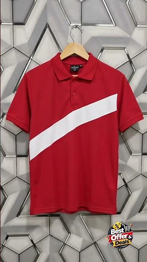 Men's Color Block Polo T-Shirt | Stylish Casual T-Shirt for Men | Premium Fashion Wear