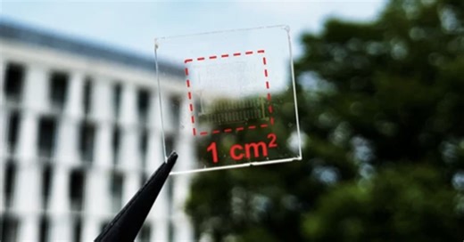 Scientists create a nearly invisible solar cell with up to 79% transparency