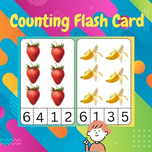 Fruit Counting Flash Cards, Montessori Number Cards (digital Download) - Etsy Australia