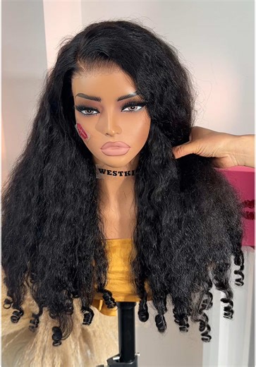 Day 6 of building WestKiss Hair on TikTok Today’s wig: Glueless C-Part Kinky Burmese Curly 7x5 lace closure 220% density Soft volume. Spiral curls at the ends. That effortless curly moment. No glue. Just put it on & go. Follow us for more hair inspo 🤍 #westkisshair #gluelesswig #putongowig #wigsoftiktok #wigtok #curlywig #humanhairwig #tiktokshop #tiktokshopfinds #fyp #fypシ #viralhair