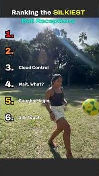 Ranking the SILKIEST Ball Receptions ⚽🔥 #football #skills #viral