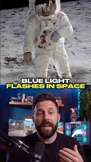 Apollo 11 astronauts report seeing blue light flashes caused by #apollo11 #spacelights #cosmicrays