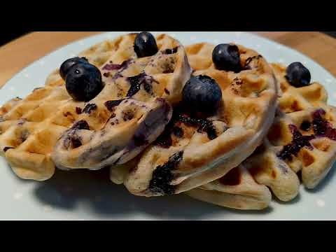 Easy Blueberry Waffle Recipe